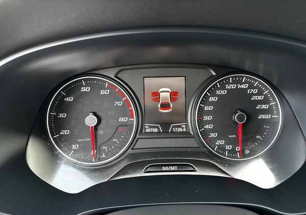 Seat Leon cena 65000 przebieg: 49777, rok produkcji 2018 z Warszawa małe 379